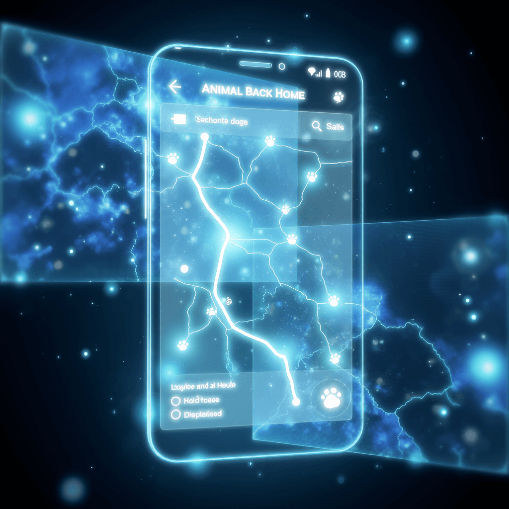 Organisation de la recherche terrain pour retrouver un chien perdu.